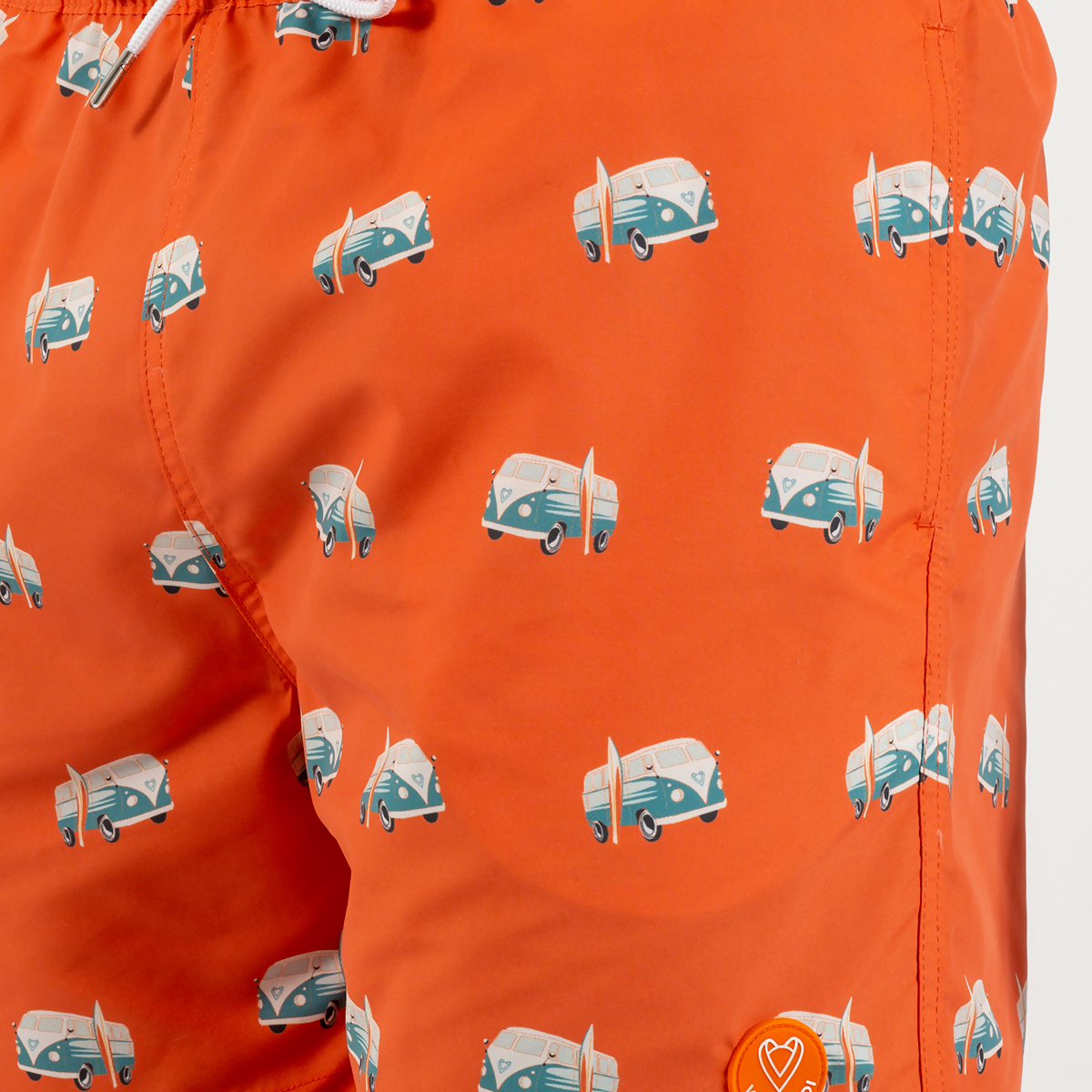 maillot-de-bain-homme-orange-motif-van-zoom