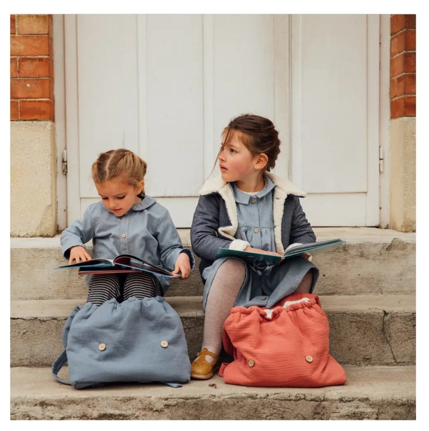 CARTABLE BLEU TENDRE GERANUIM