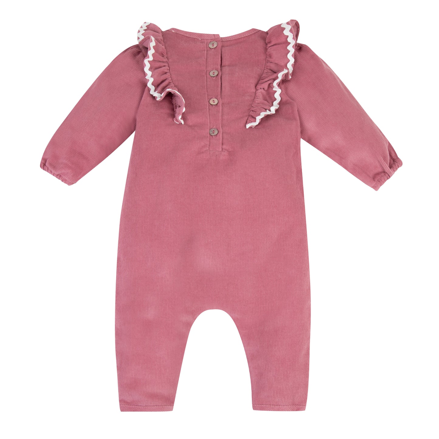 Combinaison Hirondelle velours vieux rose_2