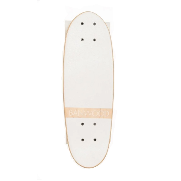 SKATEBOARD BANWOOD BLANC