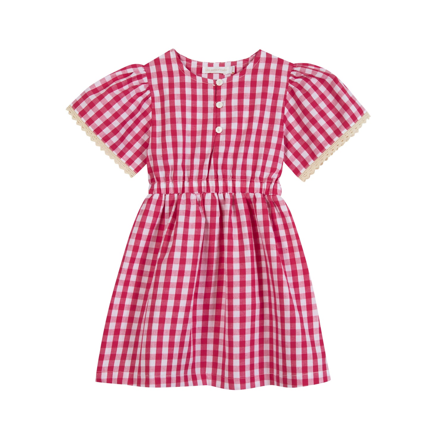 ROBE FLAMANT VICHY FRAMBOISE_1
