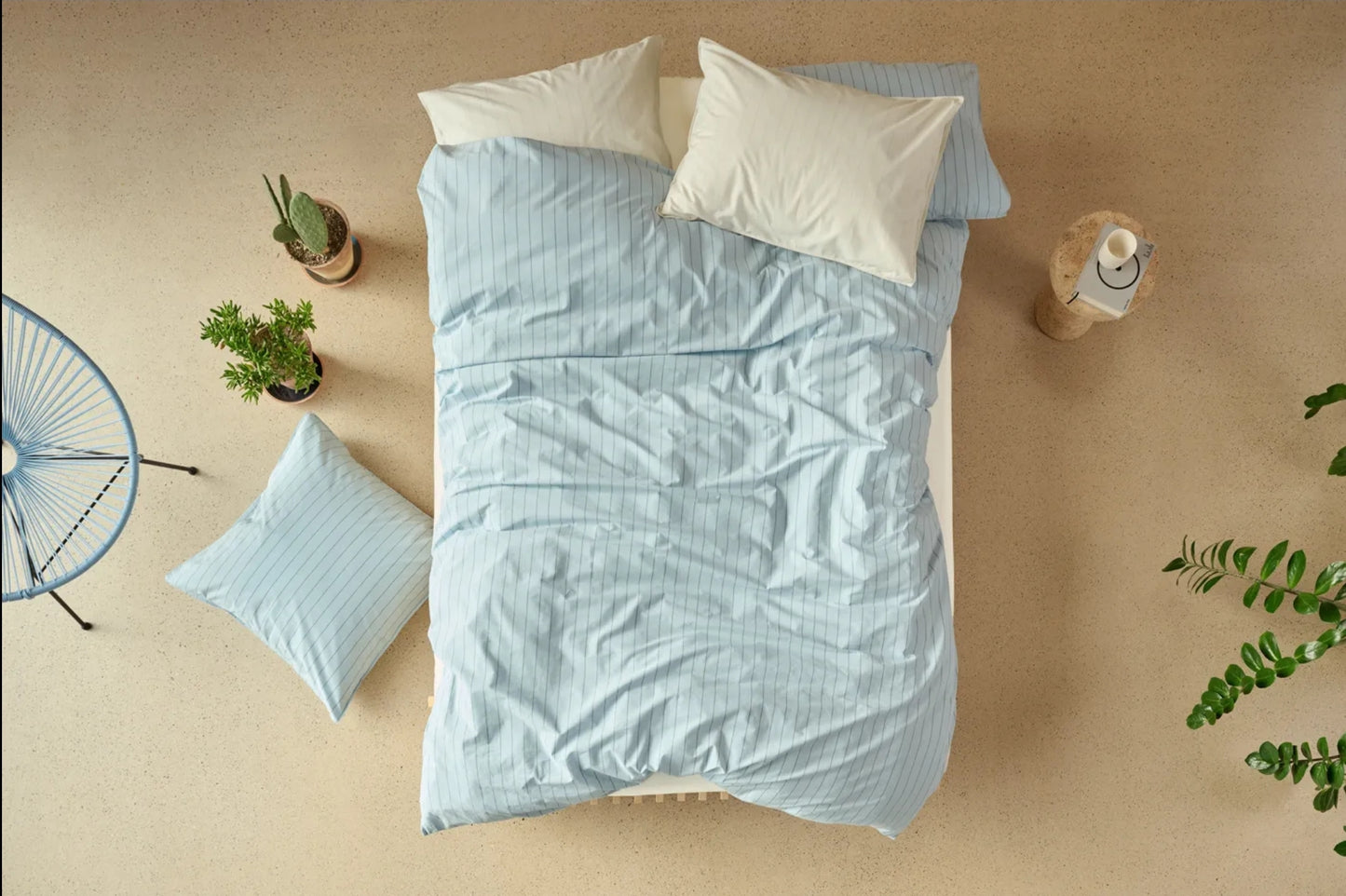 FRIDA Taie d’oreiller sky