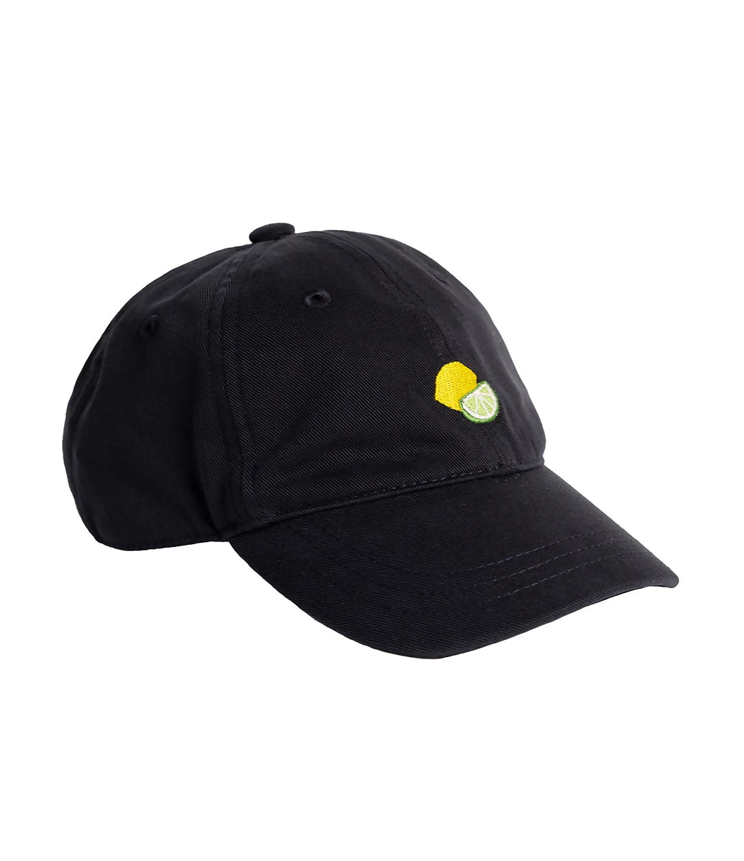 loumio-casquette-beu-marine-citrons-brodes-face