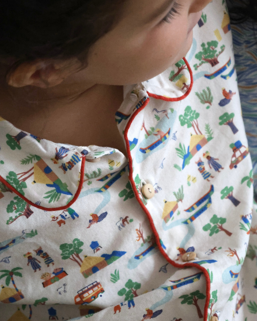 GARÇON Pyjama Odyssée imprimé contes africains