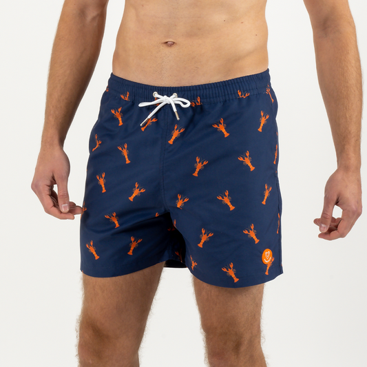 maillot-de-bain-homme-bleu-motif-homard-face