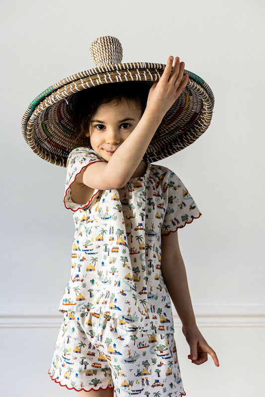 ROUGE SAVANE - pyjama fille été imprimé