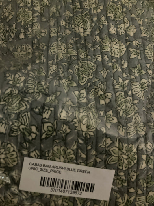 CABAS BAG ARUSHI BLUE GREEN UNIC_SIZE_PRICE