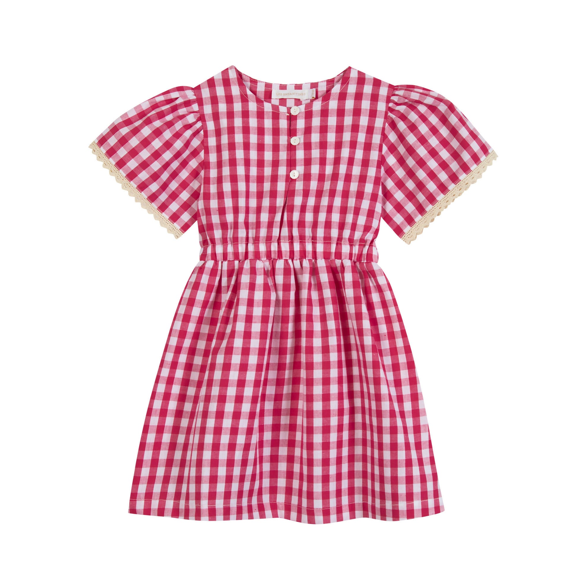ROBE FLAMANT VICHY FRAMBOISE_1
