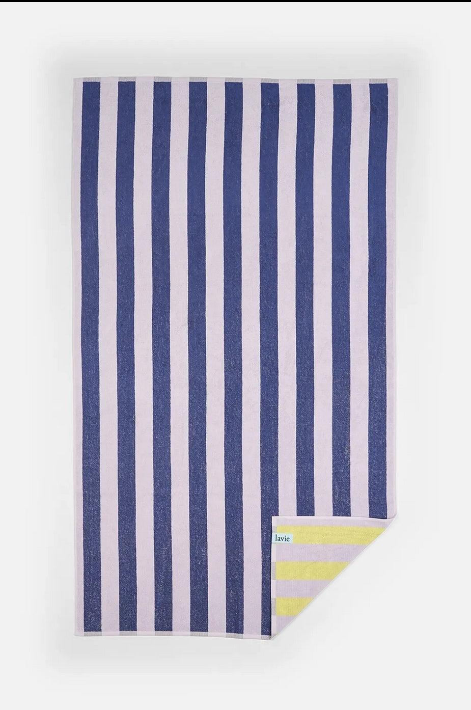 PEPA Serviette de plage LAVANDE/CITRON