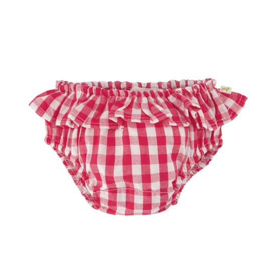 Culotte meduse vichy framboise
