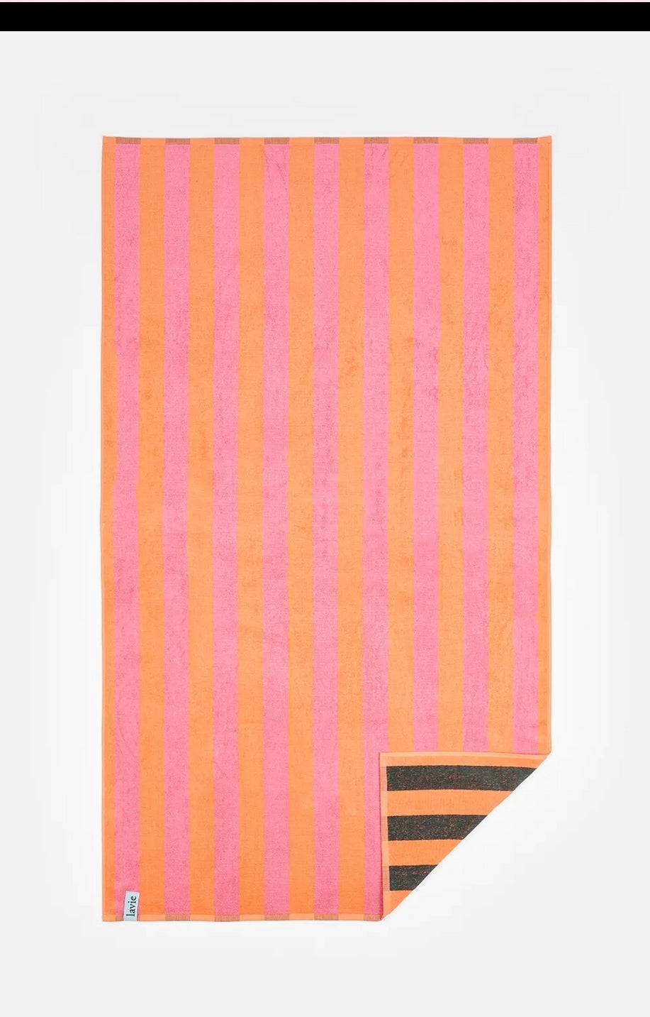 PEPA Serviette de plage CORAIL / VERT