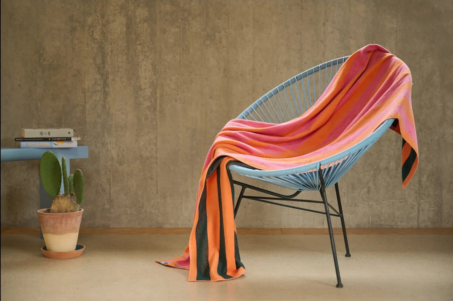 PEPA Serviette de plage CORAIL / VERT