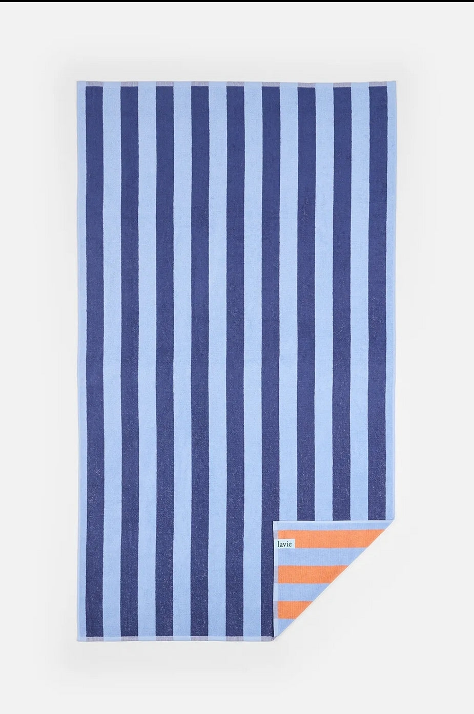 PEPA Serviette de plage BLEU / ORANGE