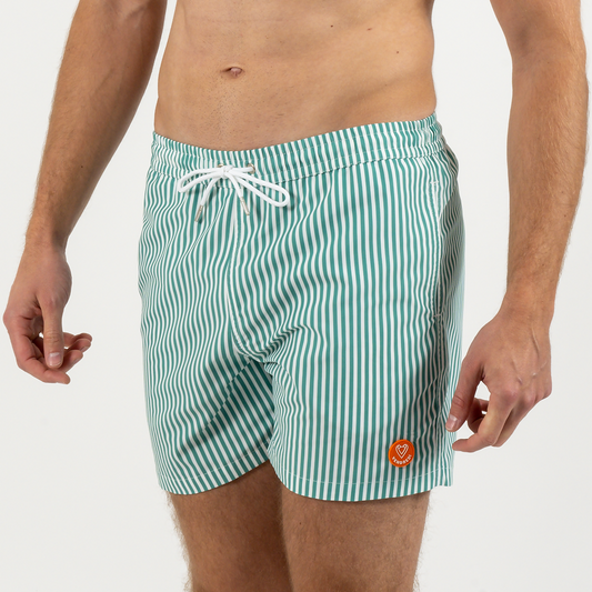 maillot-de-bain-homme-vert-rayé-broderie-hippocampe-face